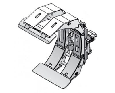 Kep Tron Xoay Kep Giay Paper Roll Clamp 550x445
