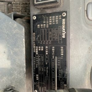 Xe Nâng Dầu 3 Tấn Komatsu Fd30ht 17 (5)